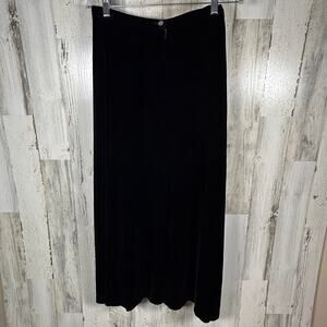 Laura Ashley Vintage Purple Velvet Maxi Skirt – Silk Blend – Size 8 – MSRP $160